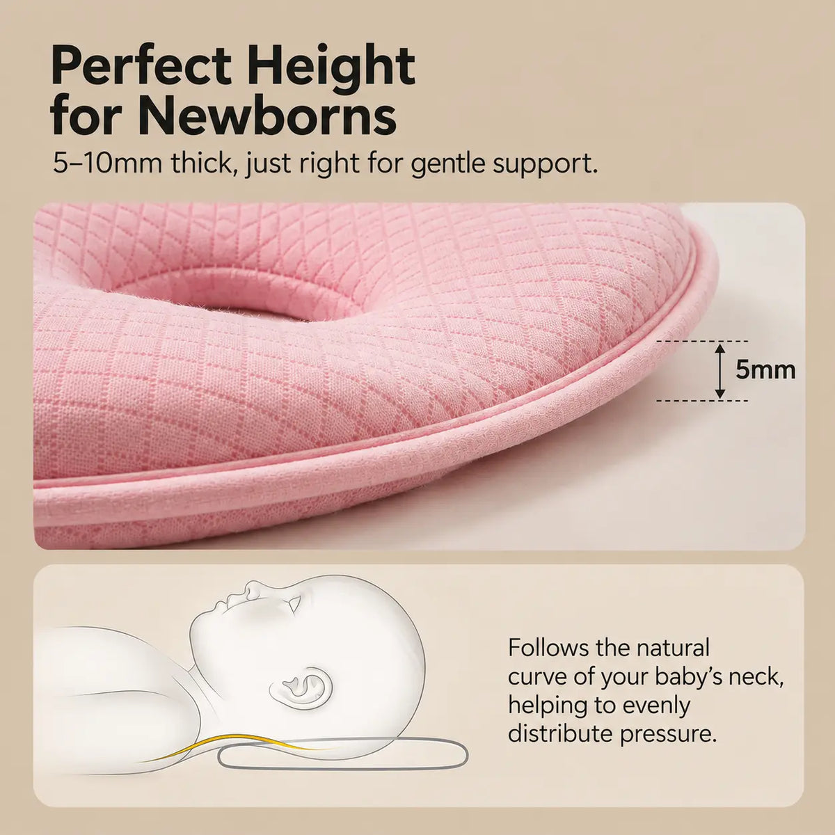 Baby Head Shaping Pillow