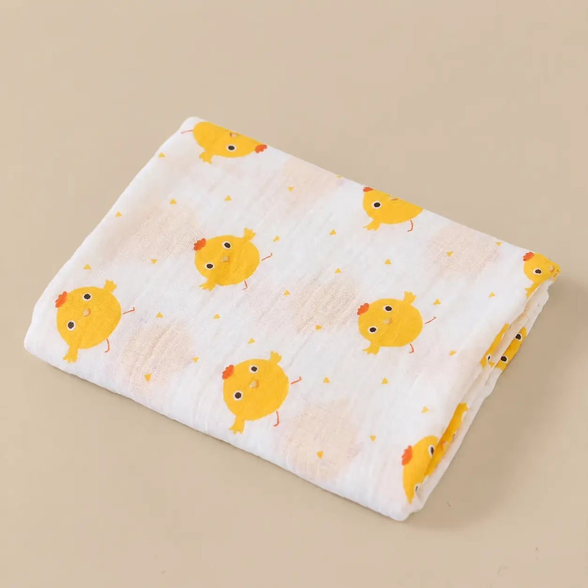 Printed Cotton Muslin Swaddle Blanket