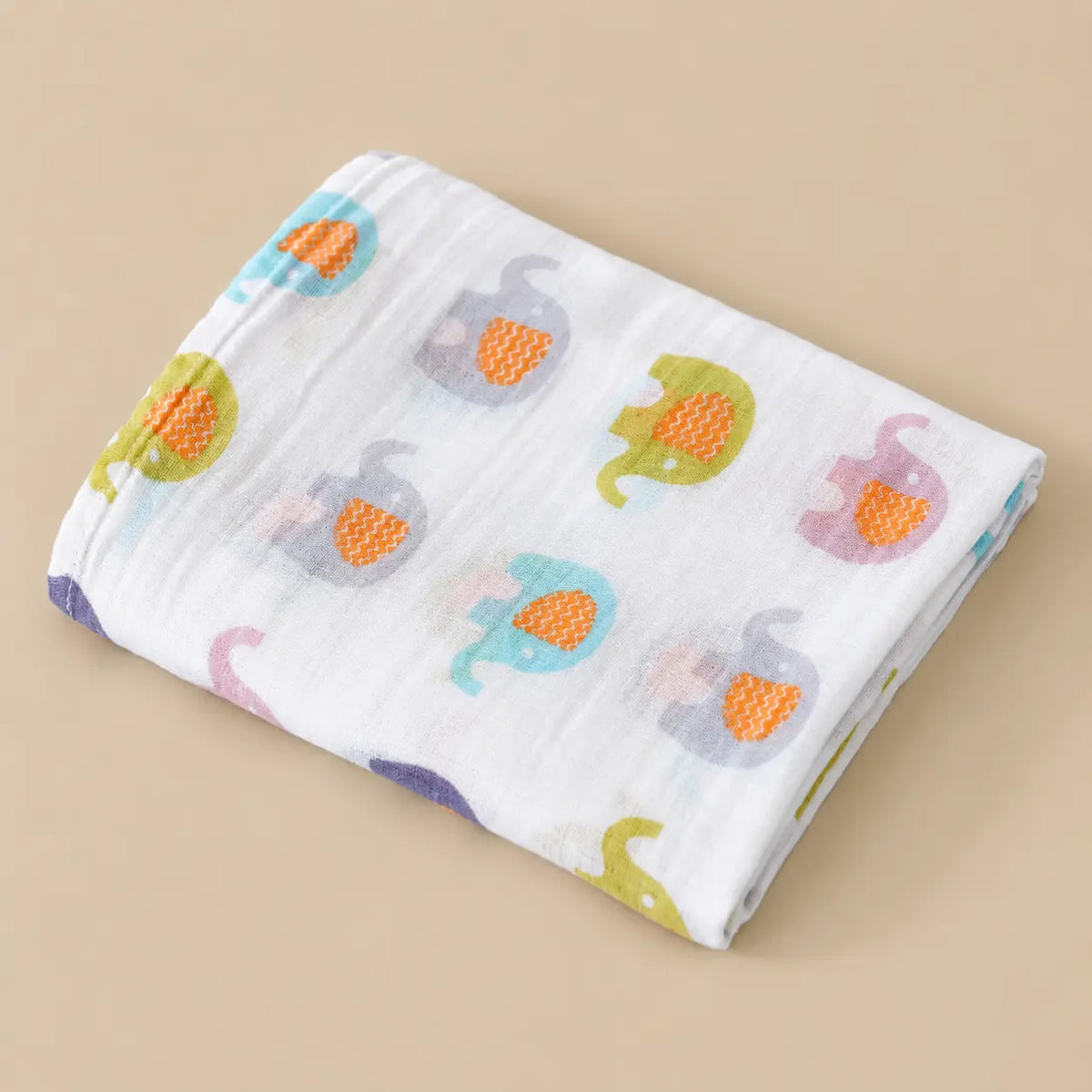 Printed Cotton Muslin Swaddle Blanket