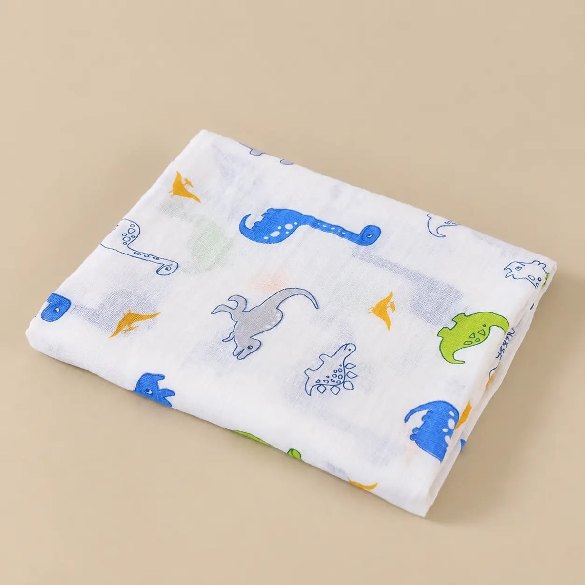 Printed Cotton Muslin Swaddle Blanket