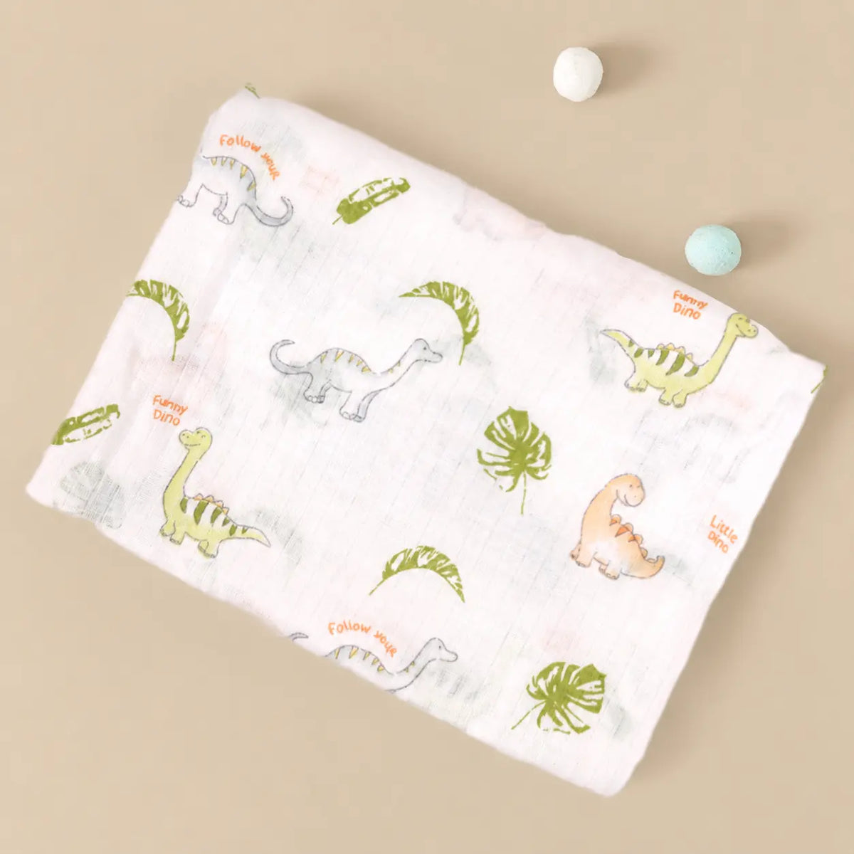 Printed Cotton Muslin Swaddle Blanket