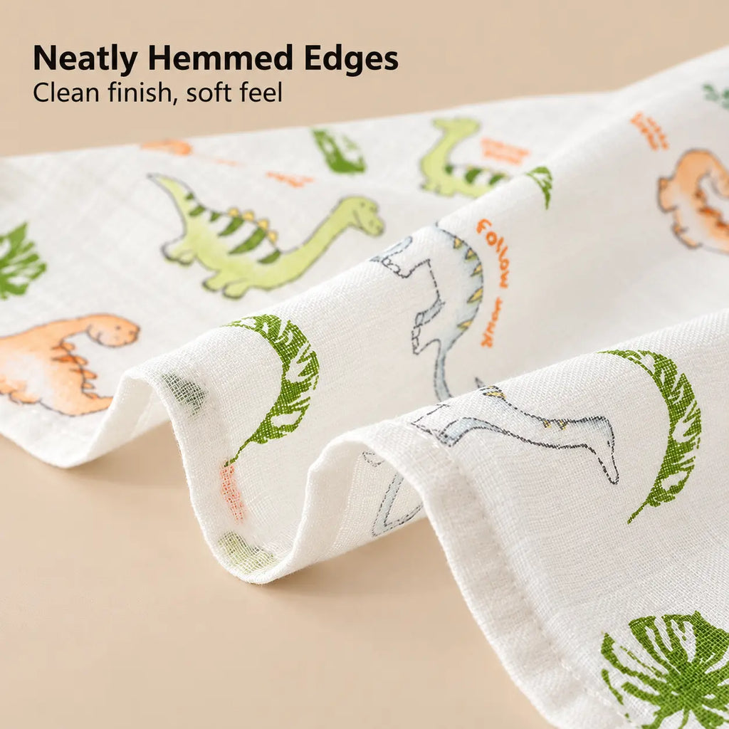 Printed Cotton Muslin Swaddle Blanket