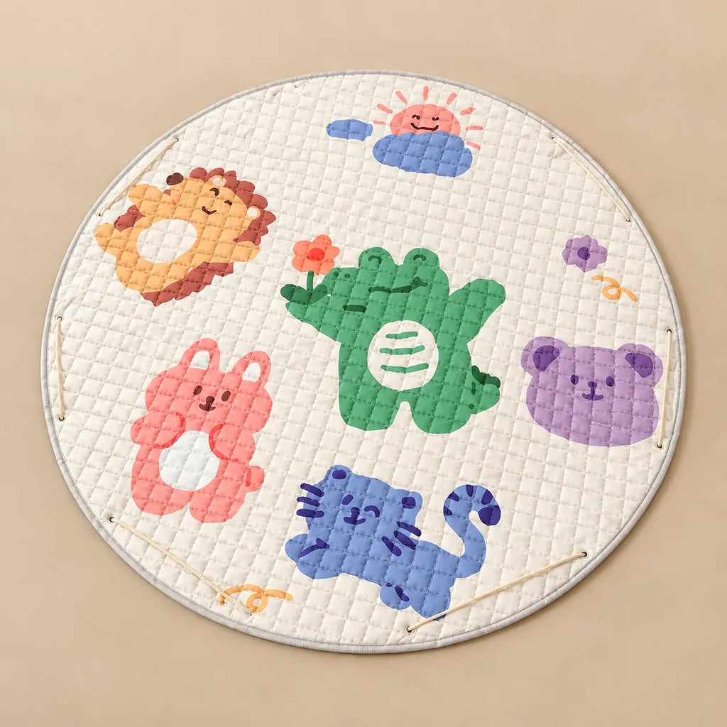 Quilted Cotton Baby Play Mat