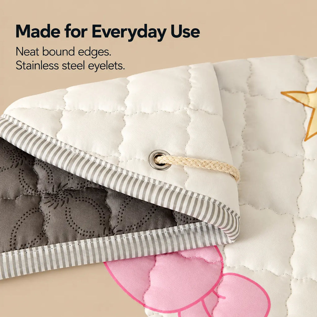 Quilted Cotton Baby Play Mat