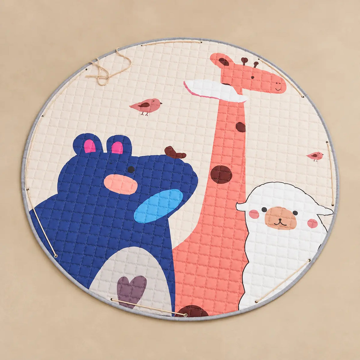Quilted Cotton Baby Play Mat