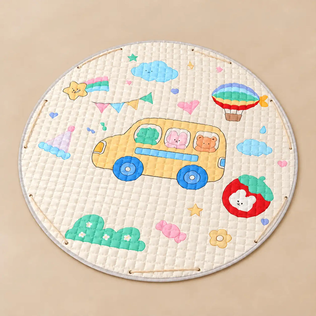 Quilted Cotton Baby Play Mat