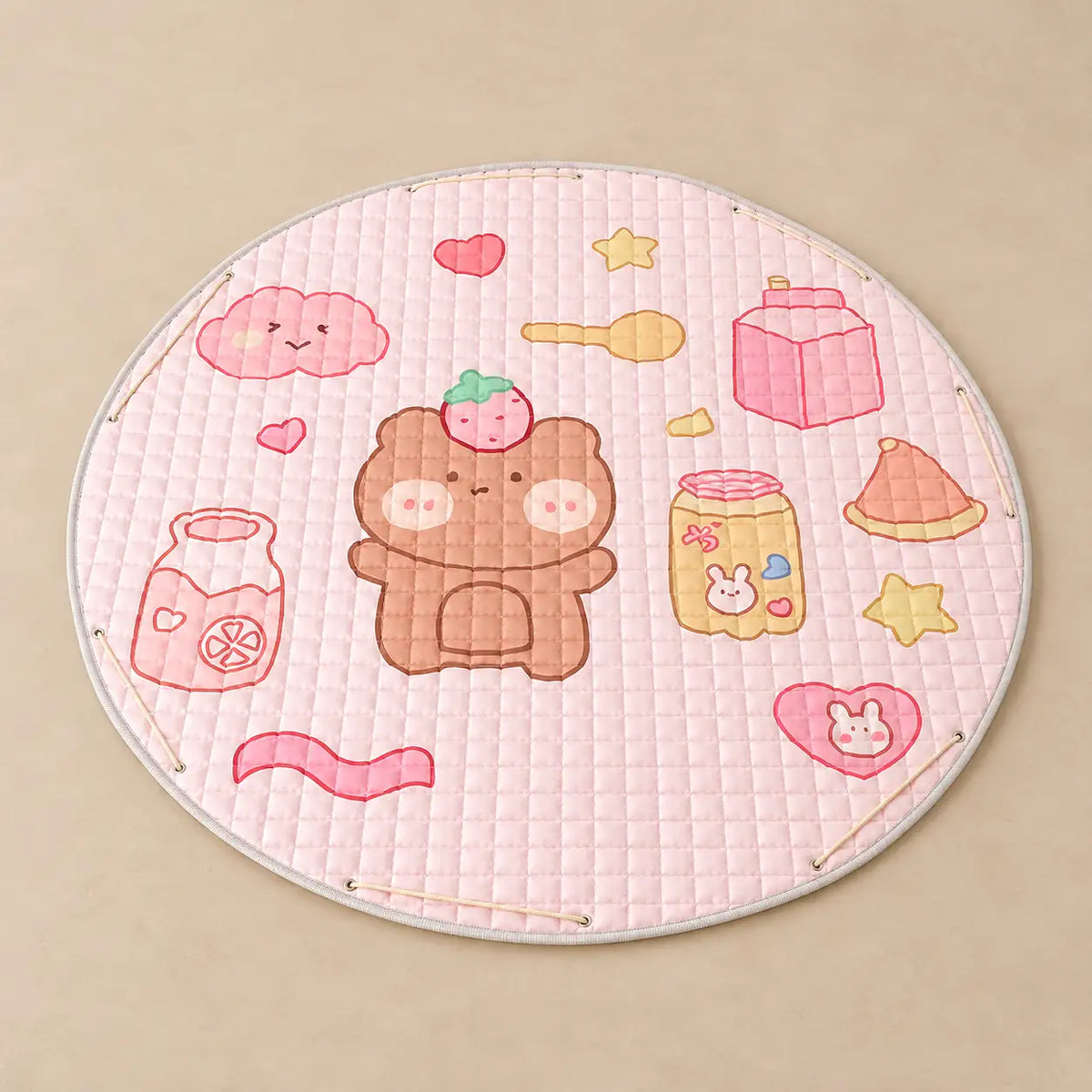 Quilted Cotton Baby Play Mat
