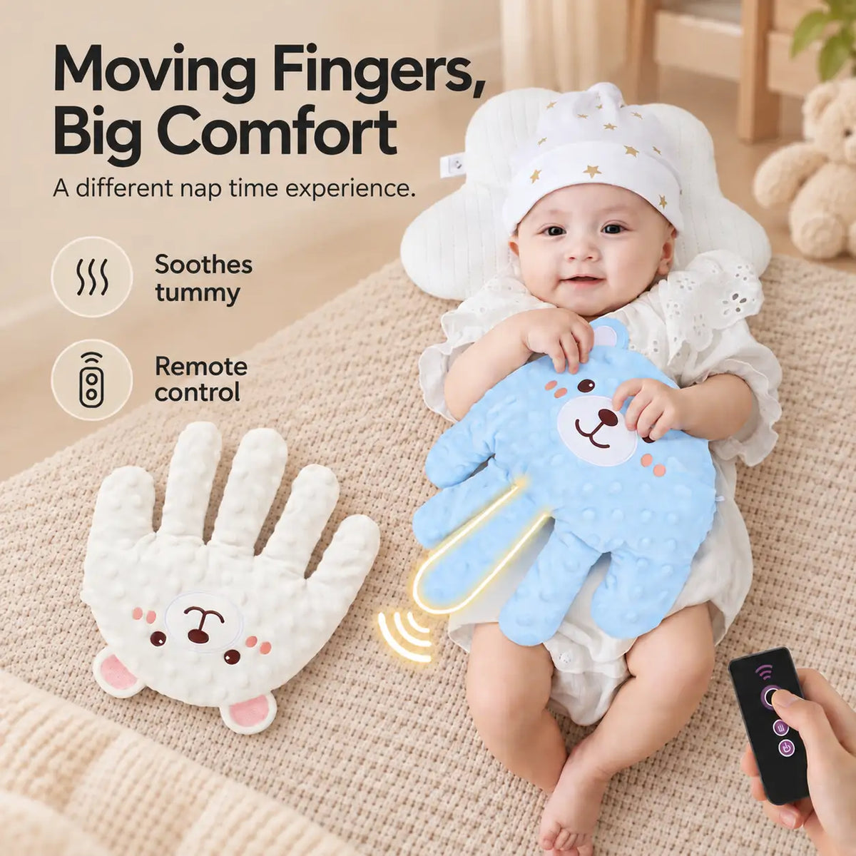 Remote-Controlled Baby Patting Hand
