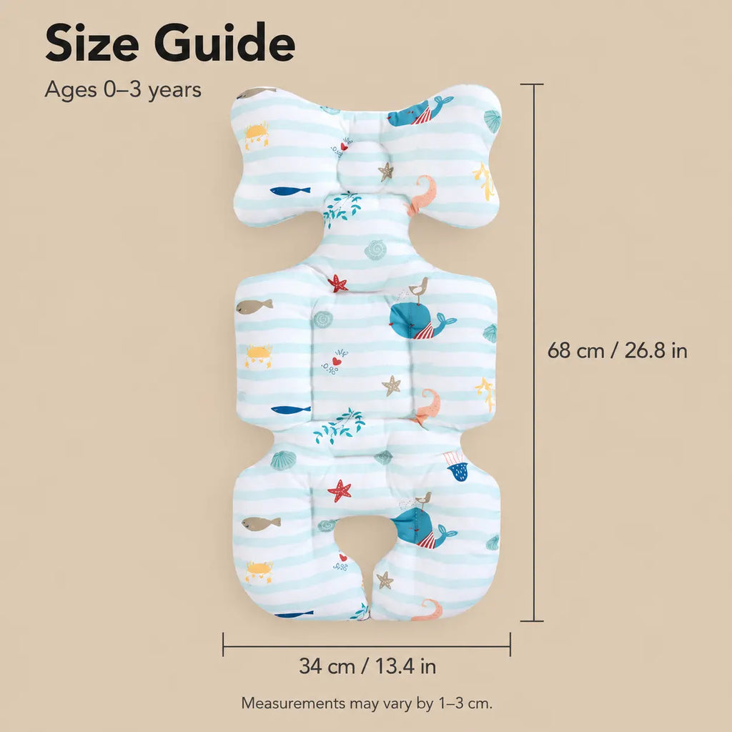 Reversible Baby Stroller Seat Liner