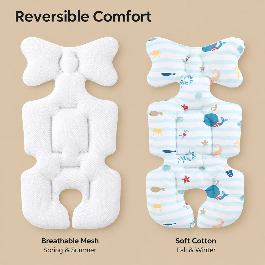 Reversible Baby Stroller Seat Liner
