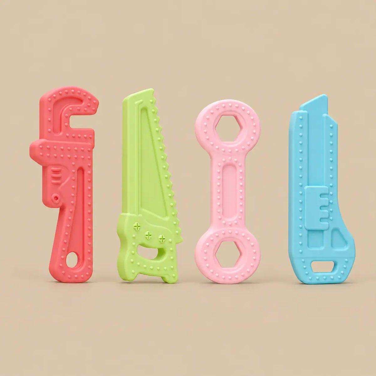 Silicone Tool Baby Teether Set