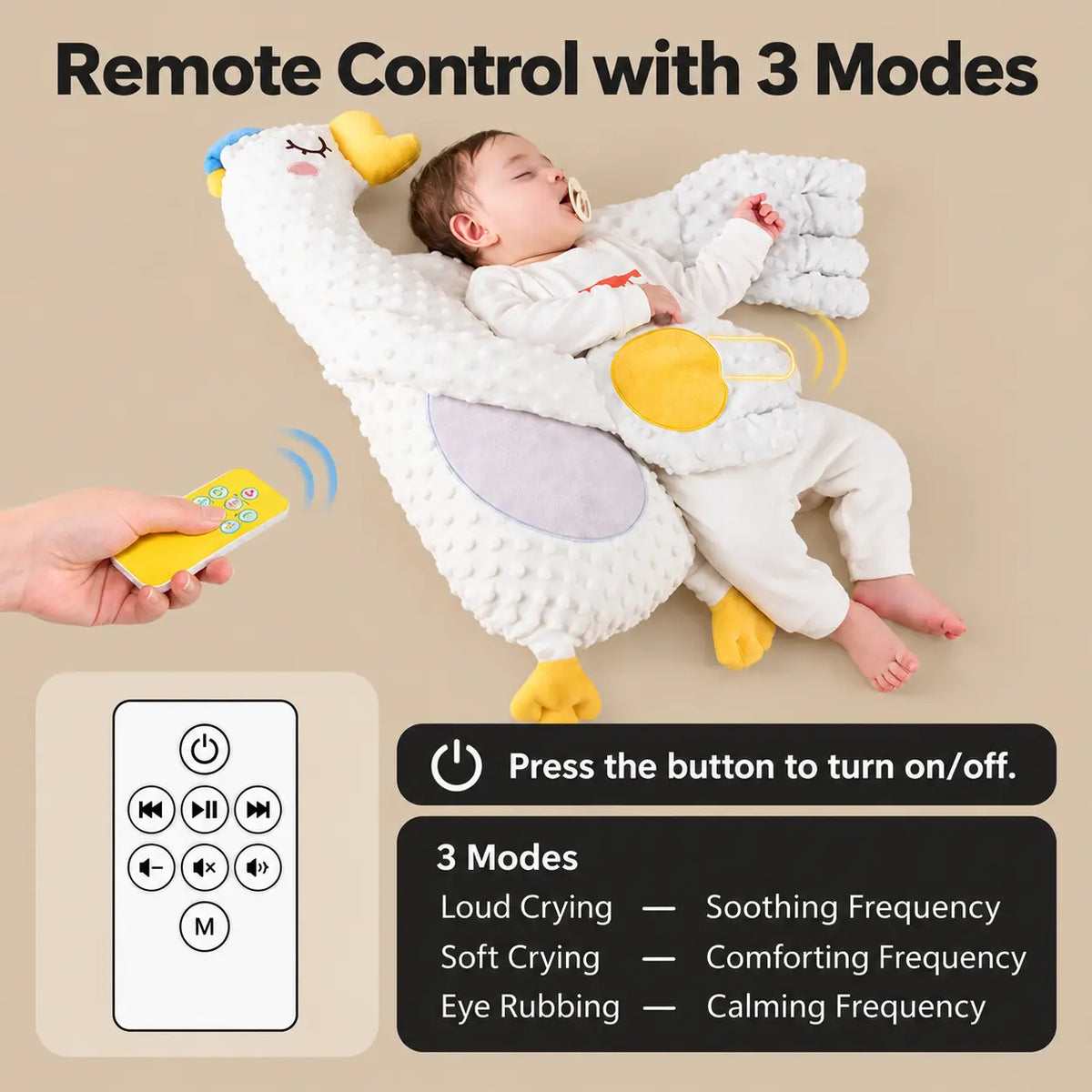 Soothing Patting Baby Comfort Pillow