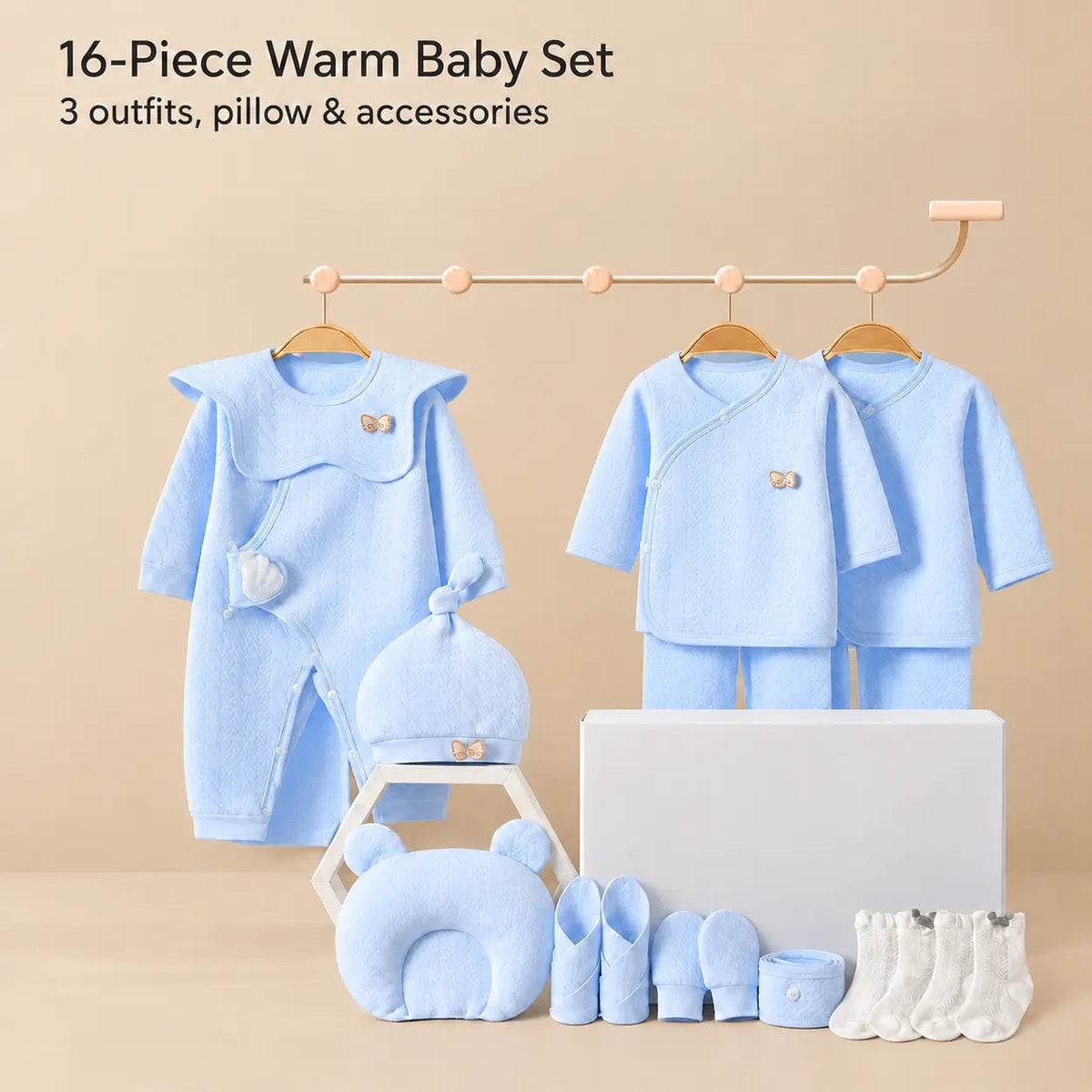 Winter Cotton Baby Clothing Gift Set