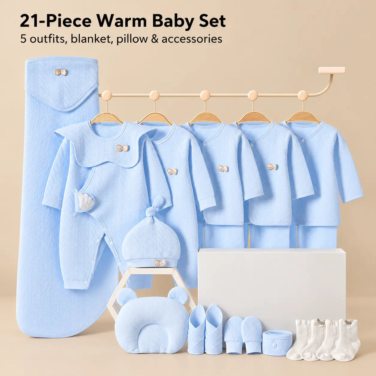 Winter Cotton Baby Clothing Gift Set