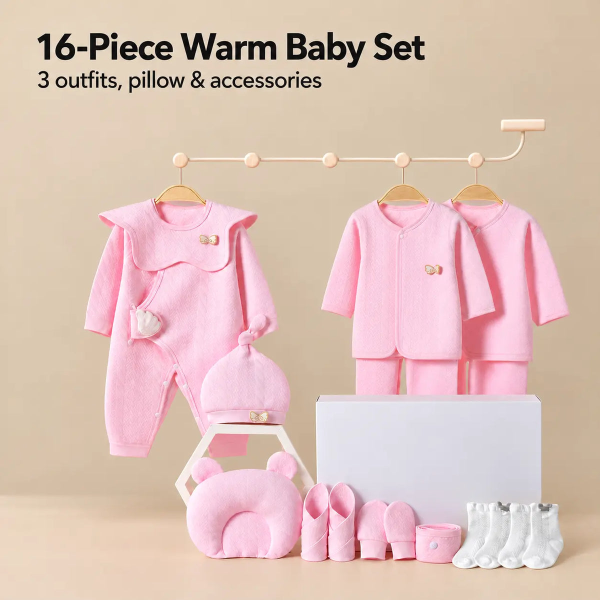 Winter Cotton Baby Clothing Gift Set