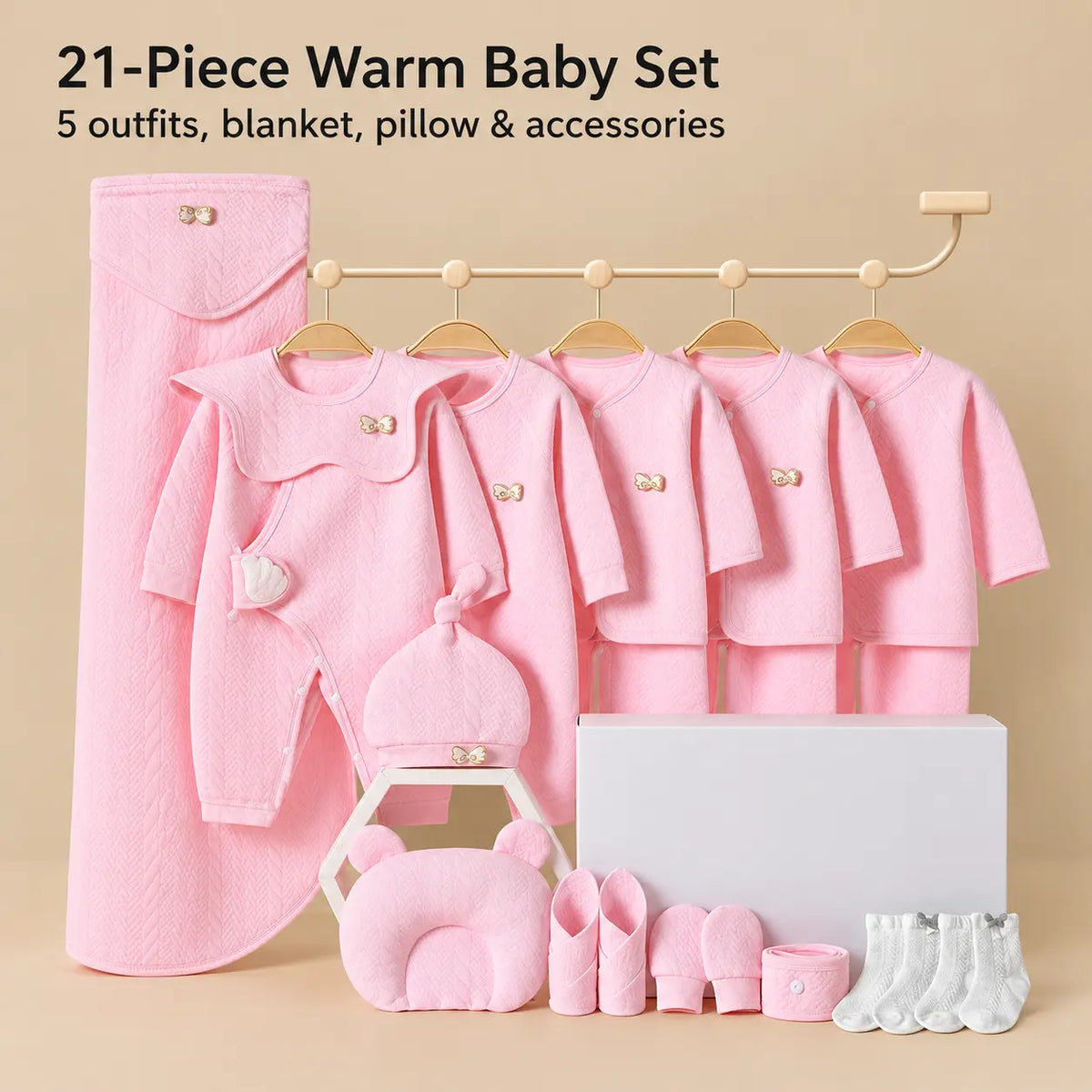 Winter Cotton Baby Clothing Gift Set