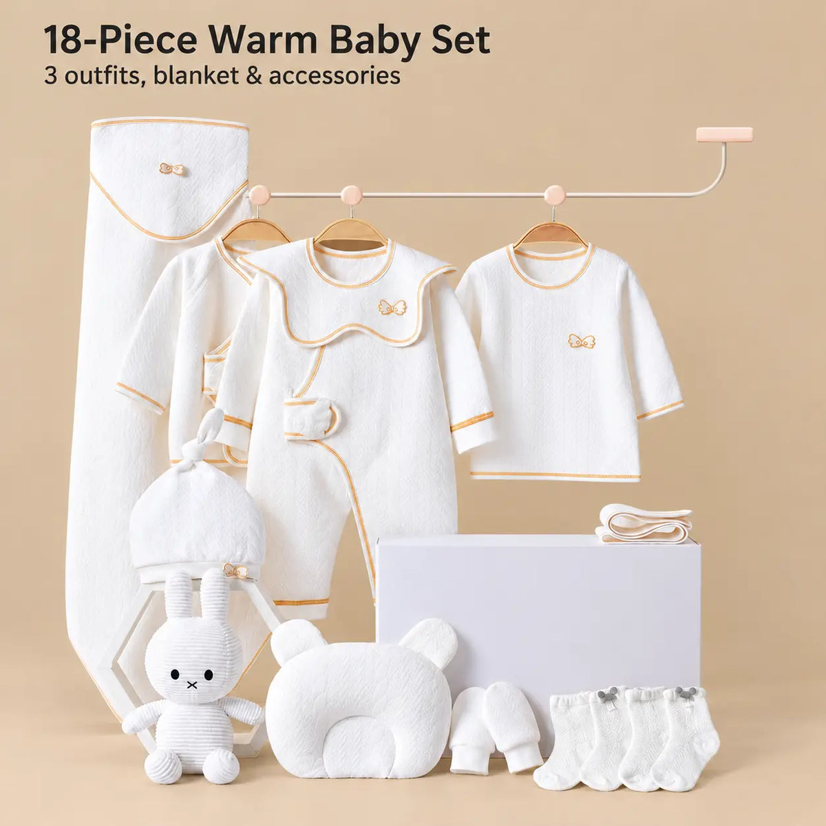 Winter Cotton Baby Clothing Gift Set